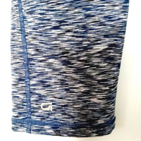 GAP \ Fit Athletic Crop Leggings Marled Patern Regular Blue Sz M - Picture 9 of 10